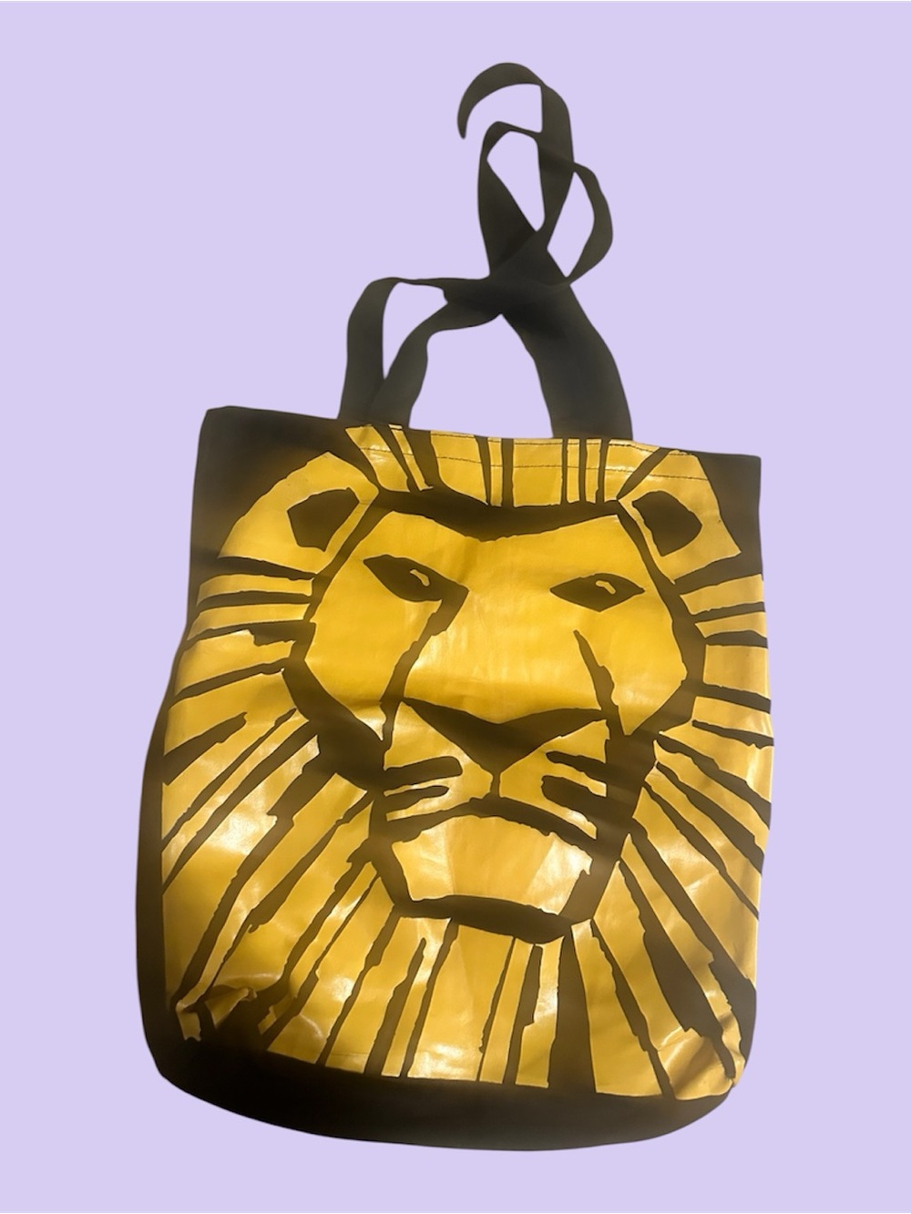 Yellow and Black The Lion King broadway Graphic Tote Bag